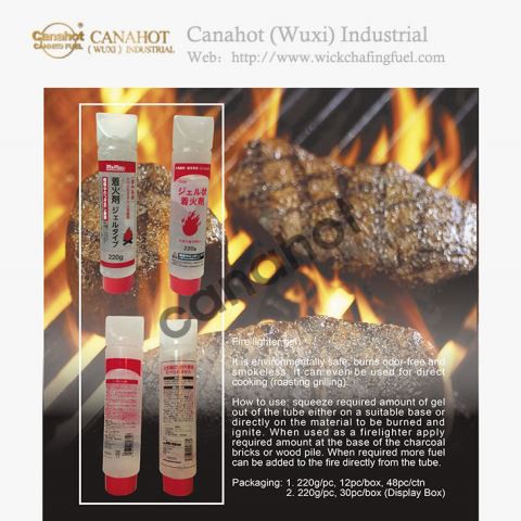 Metanol ignició Gel(Fire Lighter) per exterior de càtering